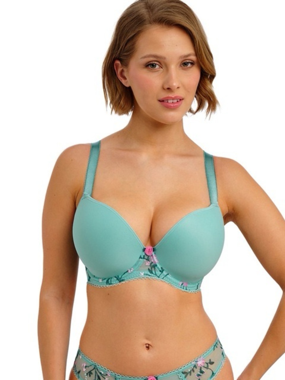 Freya Love Crush
Molded Plunge Bra

Aqua Haze